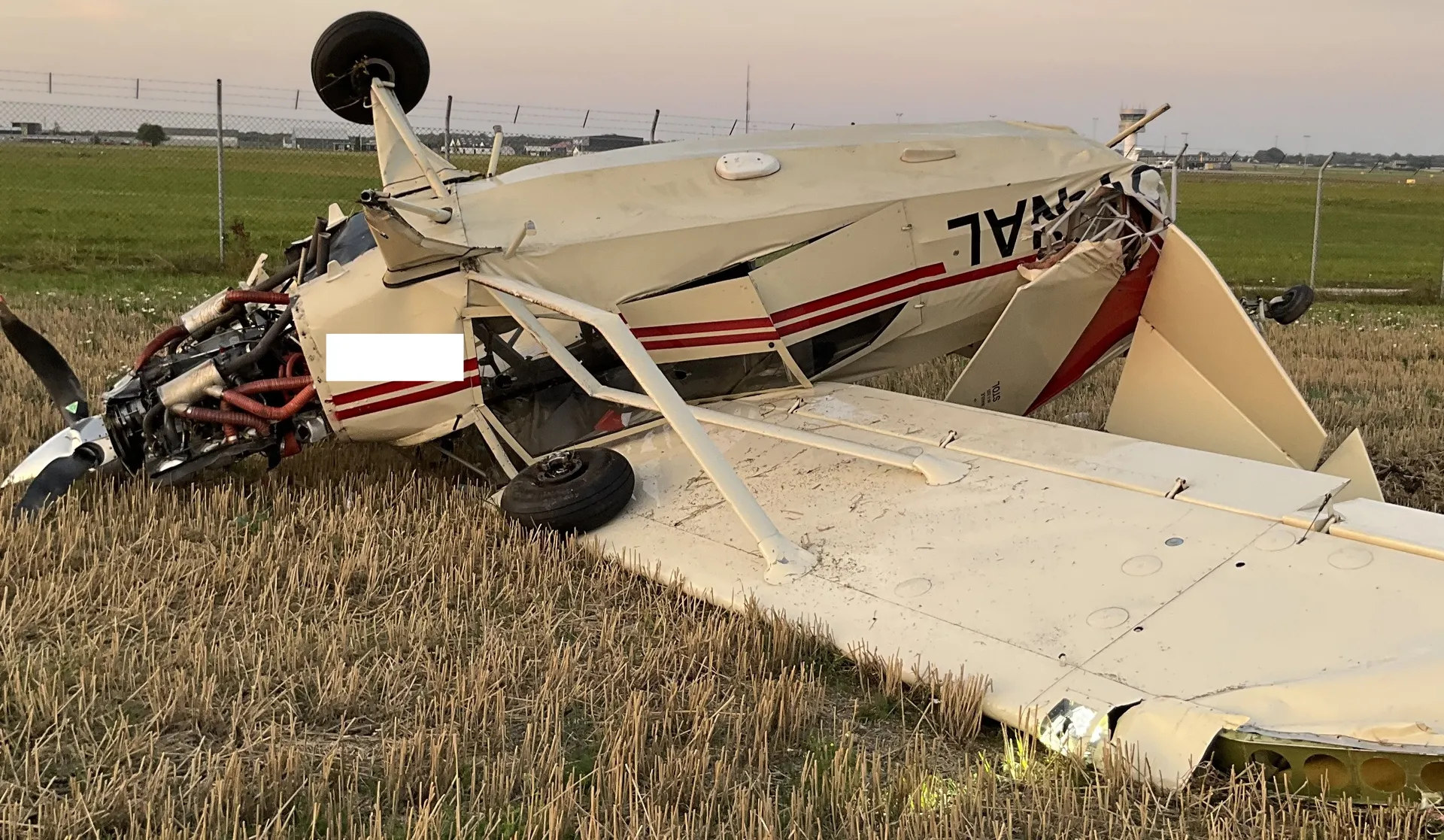 Figur 1. Skader på flyet