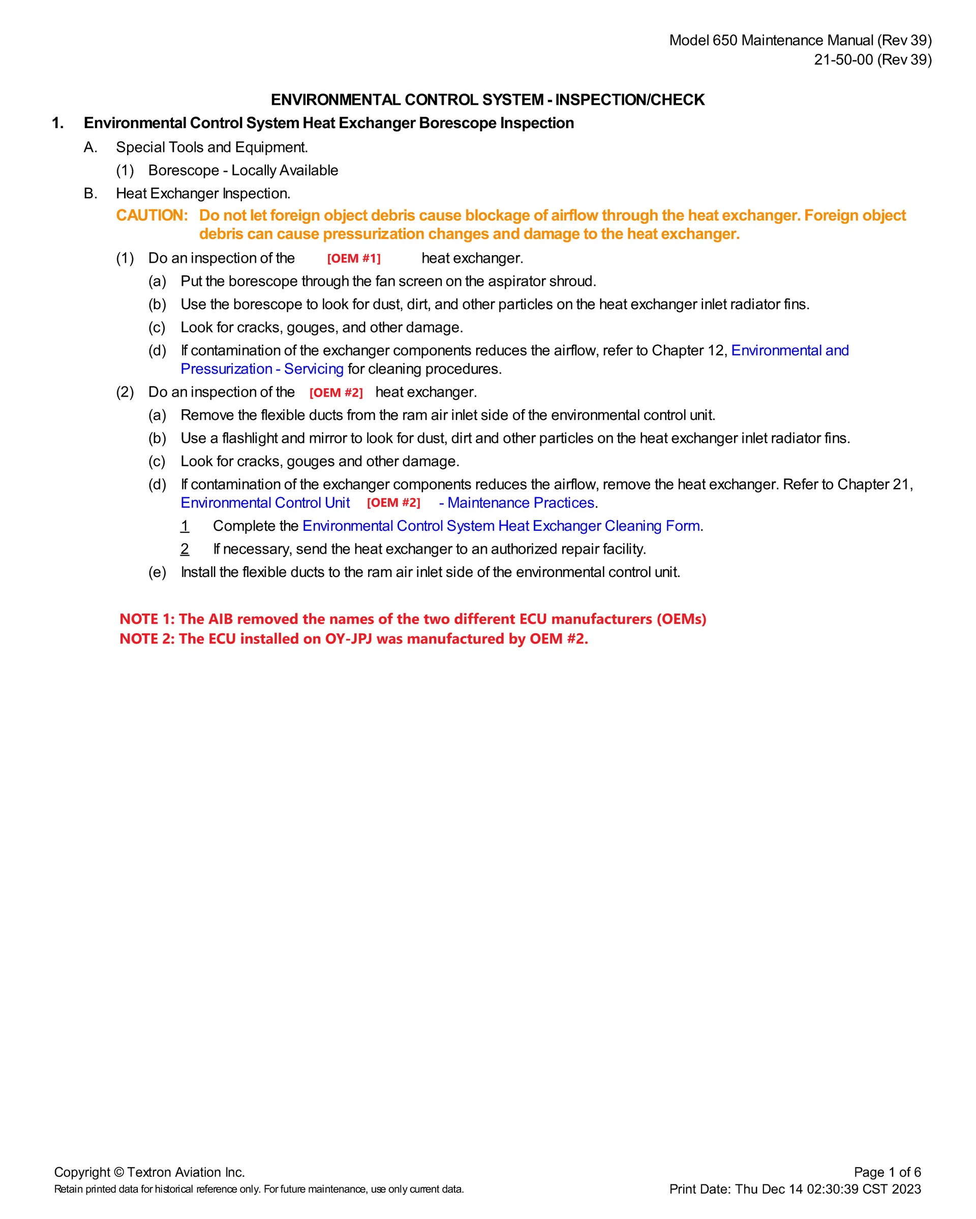 Appendix 1. AMM extract page 1 of 3.