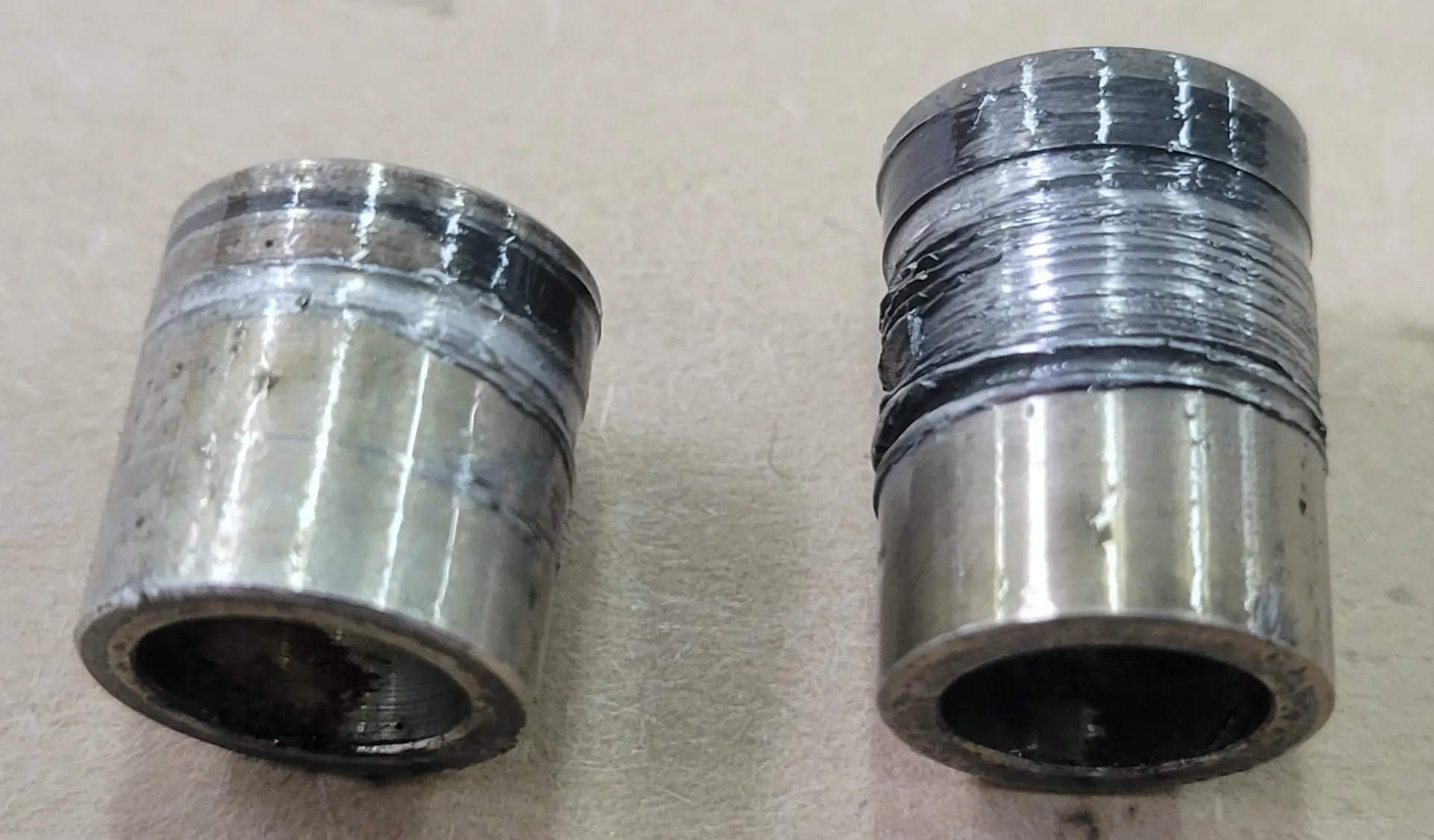 Appendix 3. Pictures of damaged ACM parts. Damages to bearing spacers.