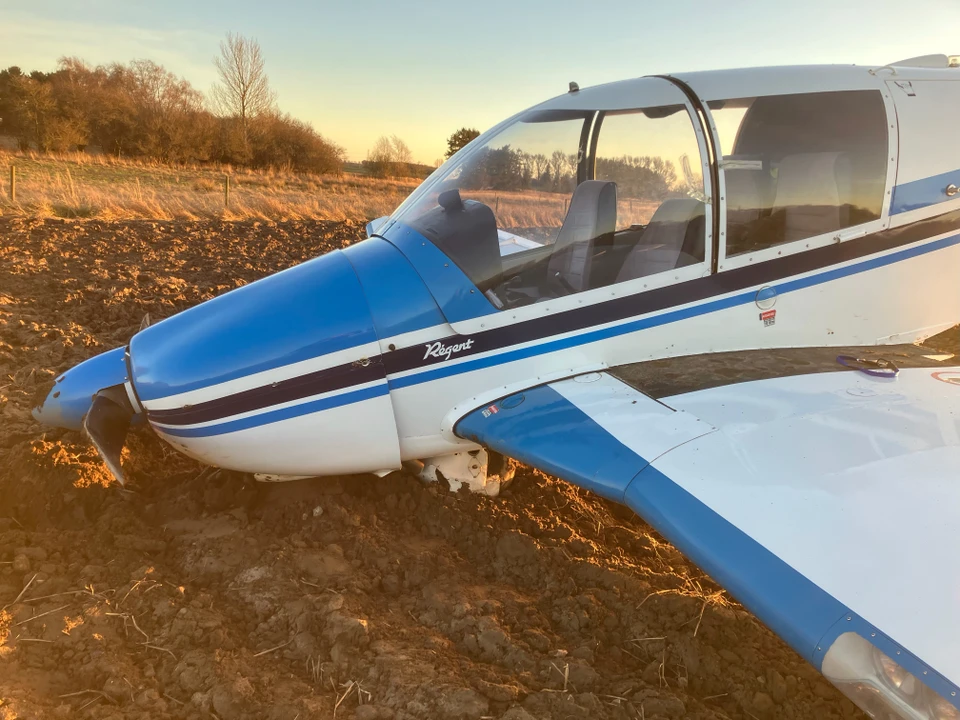 Skader på flyet