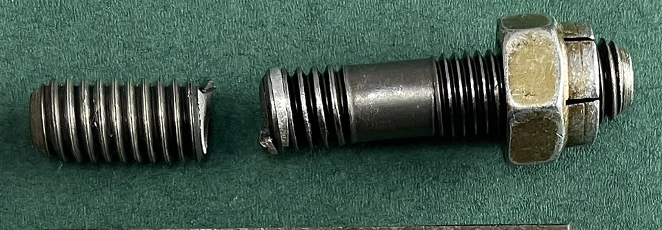 Knækket pindbolt 